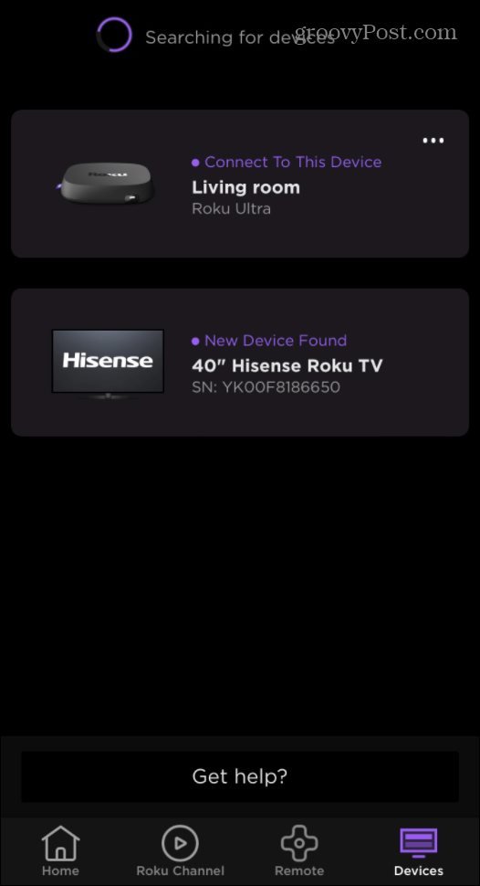 Device-connect-now-Roku-app