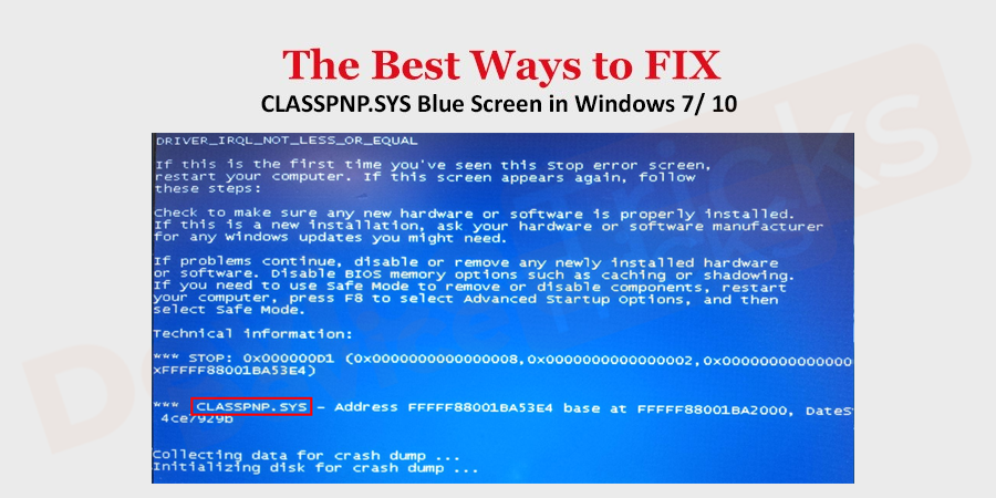 Fix-classpnp.sys-Blue-Screen-of-Death-Error-in-Windows-10