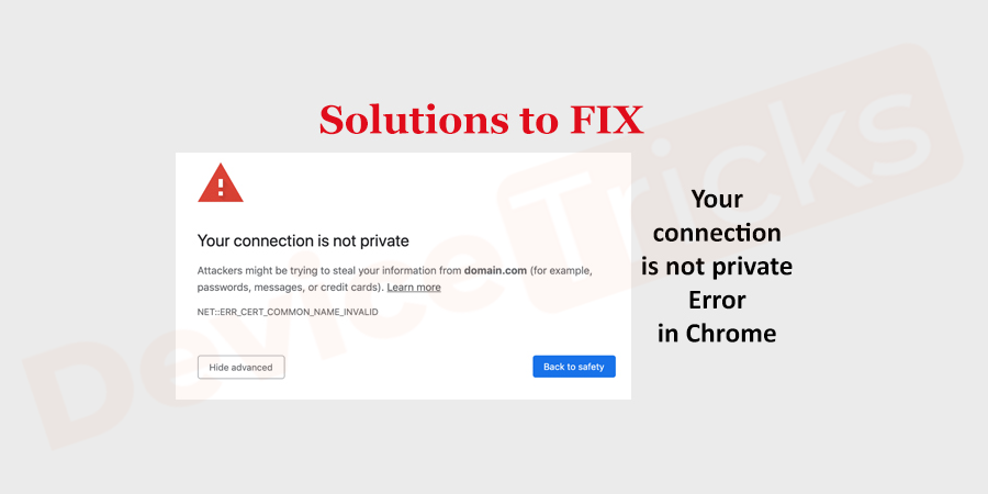 How-to-Fix-Your-connection-is-not-private-Error-in-Google-Chrome