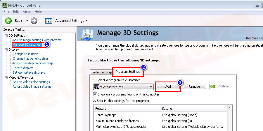 Manage-3D-settings-Program-settings-Add-2