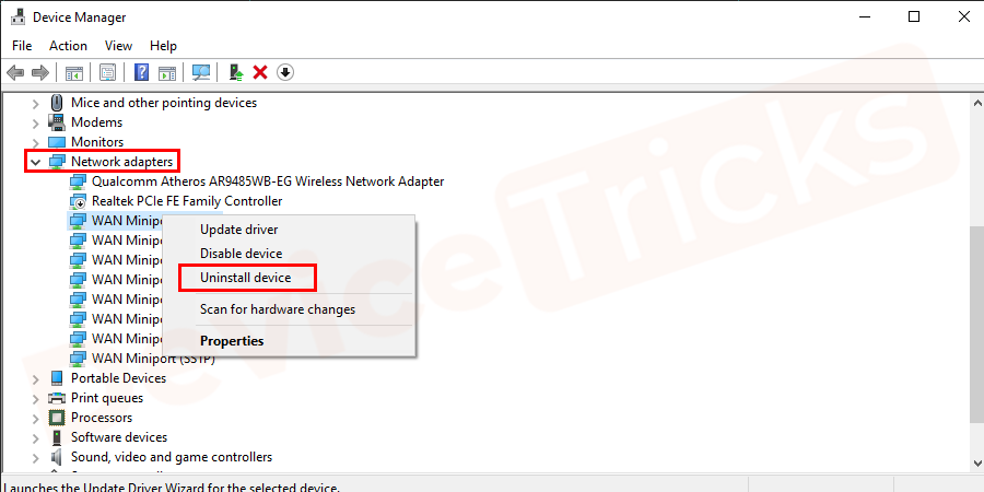 Network-Adapter-Uninstall-a-device