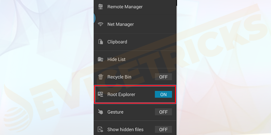 Scroll-down-to-Tools-and-then-turn-on-Root-Explorer