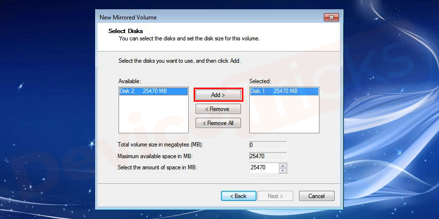Select-the-available-disk-to-make-the-mirror-by-clicking-on-the-Add-button