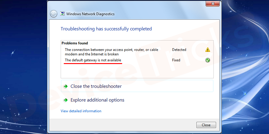 What-is-The-Default-Gateway-is-Not-Available-Error