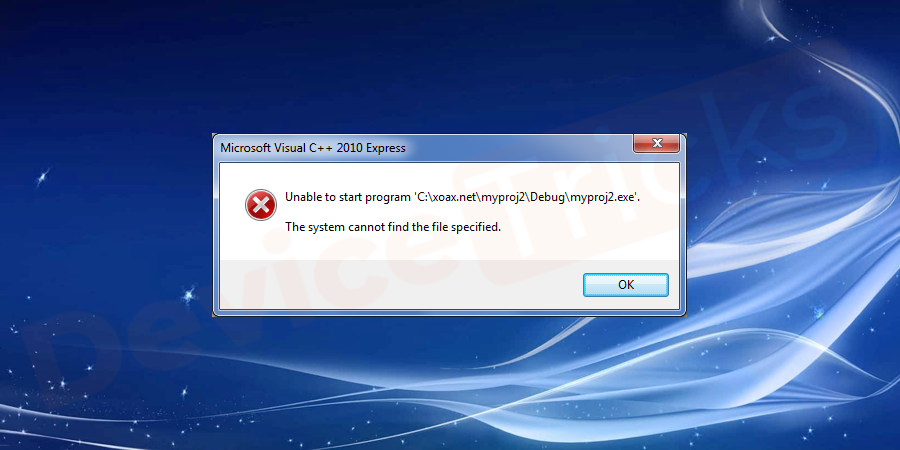 What-is-The-System-cannot-find-the-file-specified-error