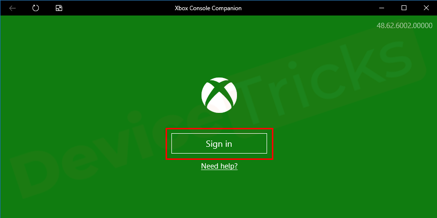 Xbox-sign-in