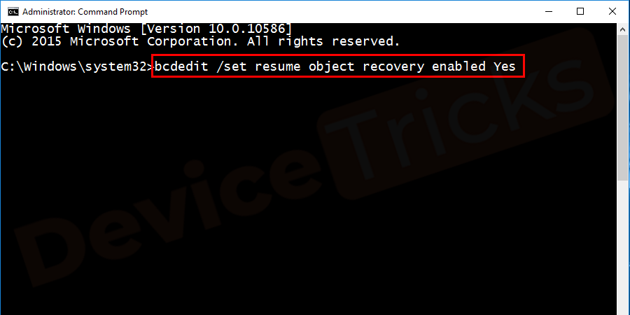 bcdebit-set-resume-object-recovery-enabled-Yes