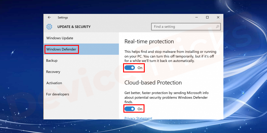 disable-Windows-Defender-real-time-protection-and-cloud-based-protection