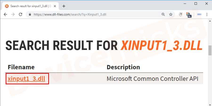 search-result-Xinput1_3.dll-file