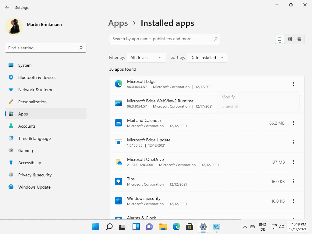 windows-11-installed-apps