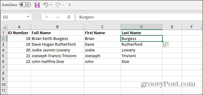 15-Last-Names-listed-excel