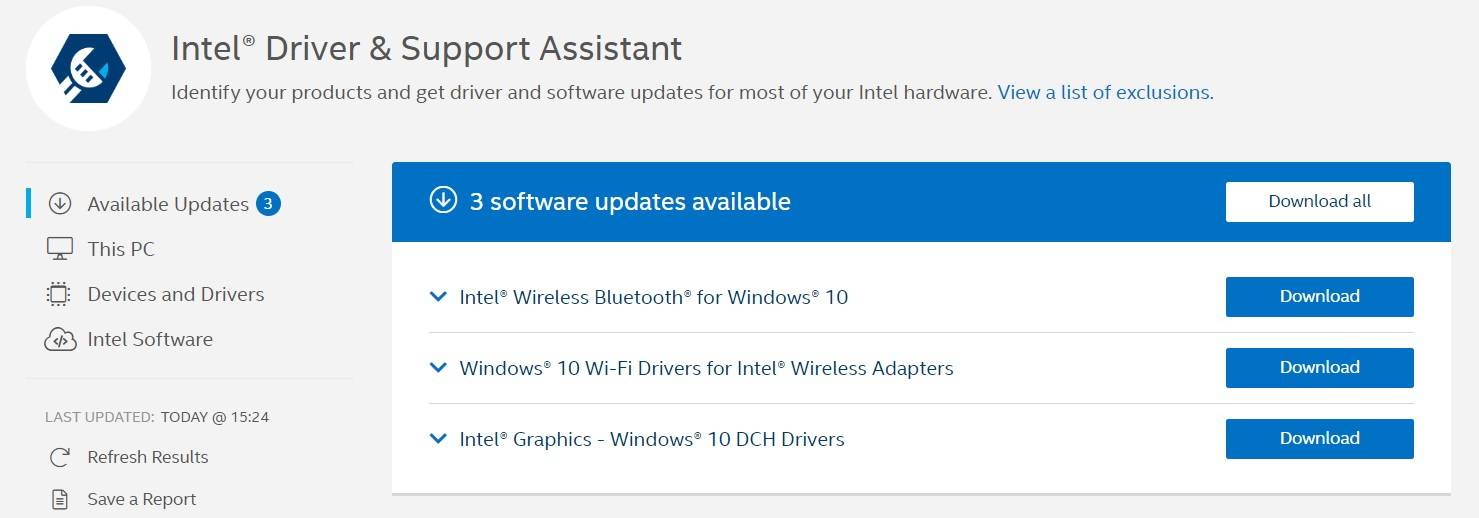 Intel-Driver-Assistant-Tool