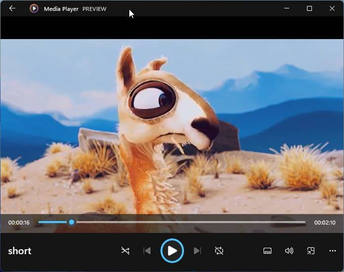 Media-Player-using-Windows-11-accent-color-in-seek-bar