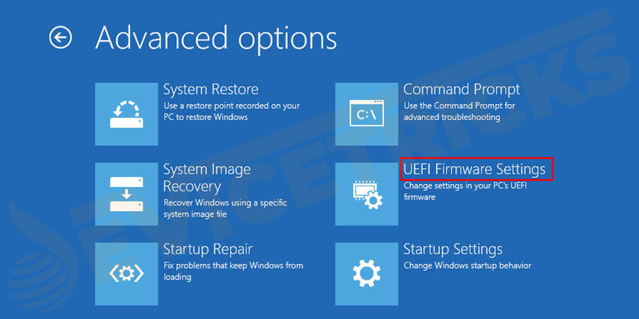 Troubleshoot-Advanced-Options-UEFI-Firmware-settings
