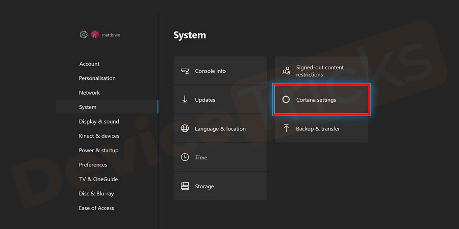 Xbox-One-Settings-System-Cortana-settings