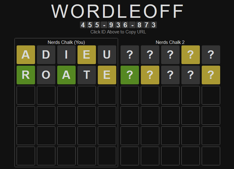 如何使用 WordleOff 与朋友在线玩 Wordle（多人游戏）