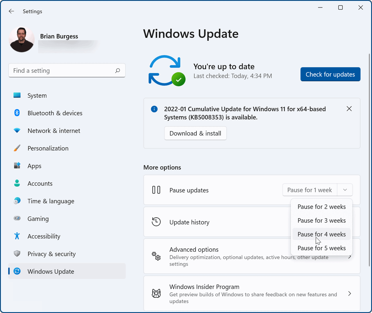 2-pause-updates-on-windows-11