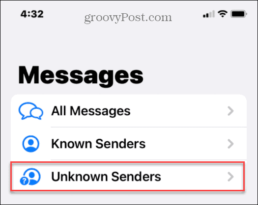 5-unkown-senders