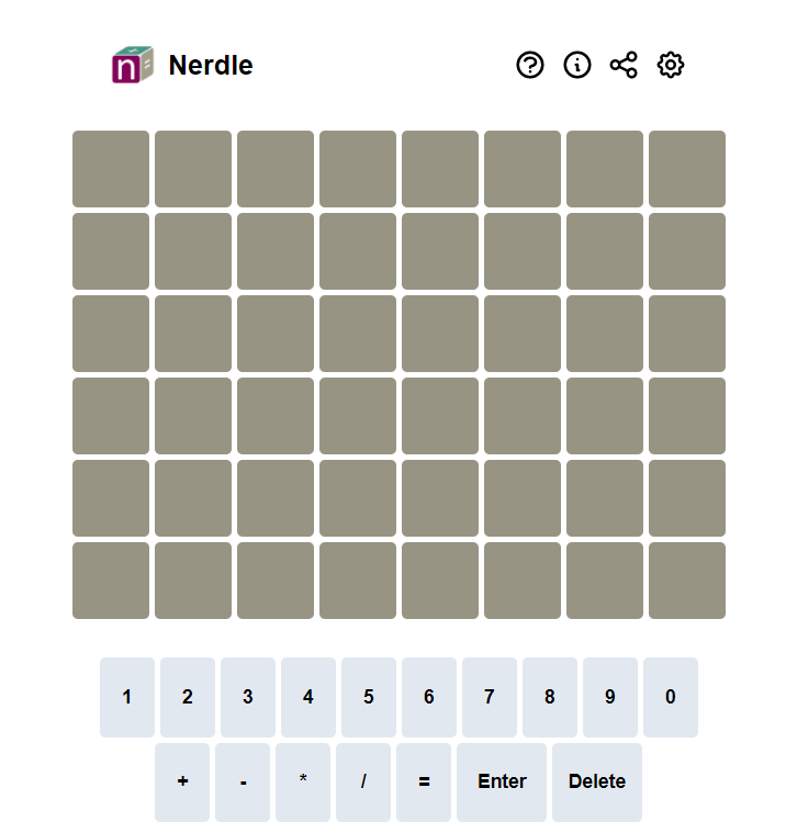 今天的Nerdle答案：在这里找到Nerdle游戏的所有答案