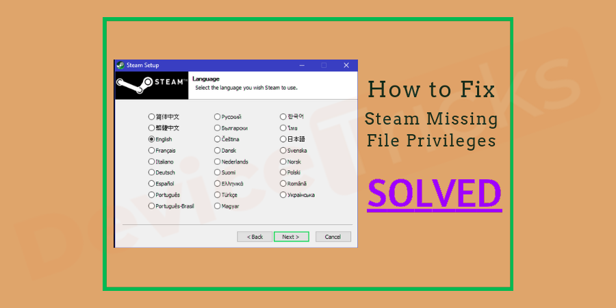 Solutions-to-fix-an-error-Steam-Missing-File-Privileges