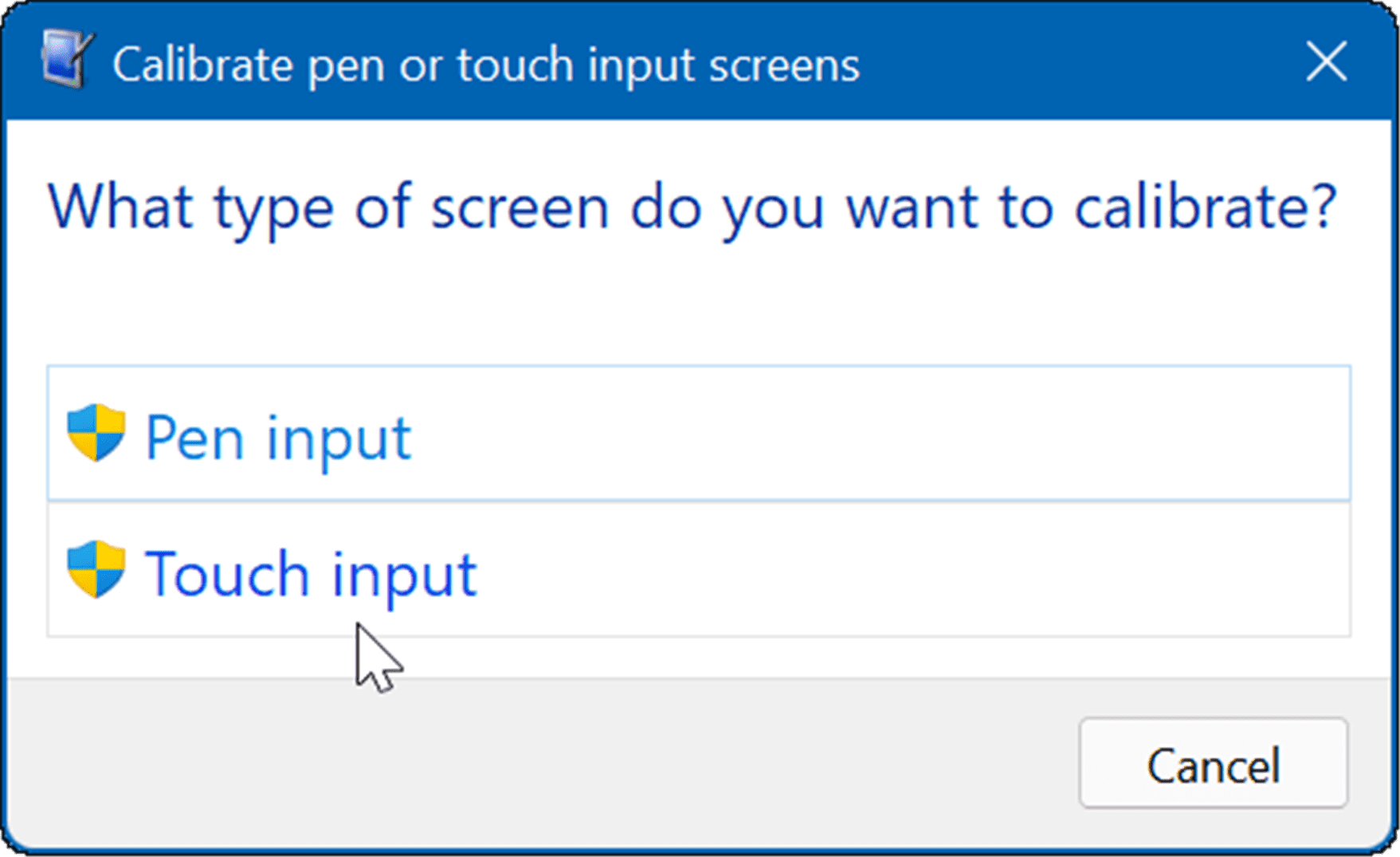 touch-input