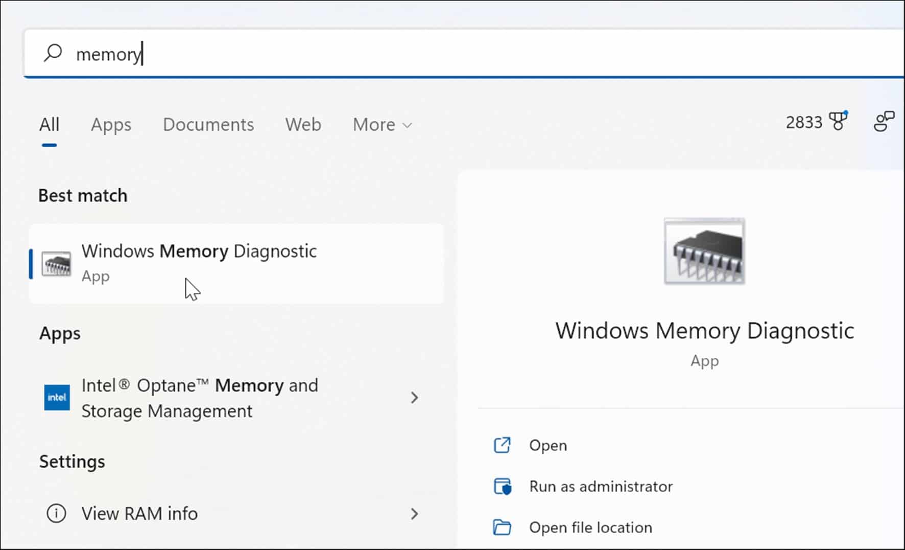 1-memory-diagnostic-Start-windows-11