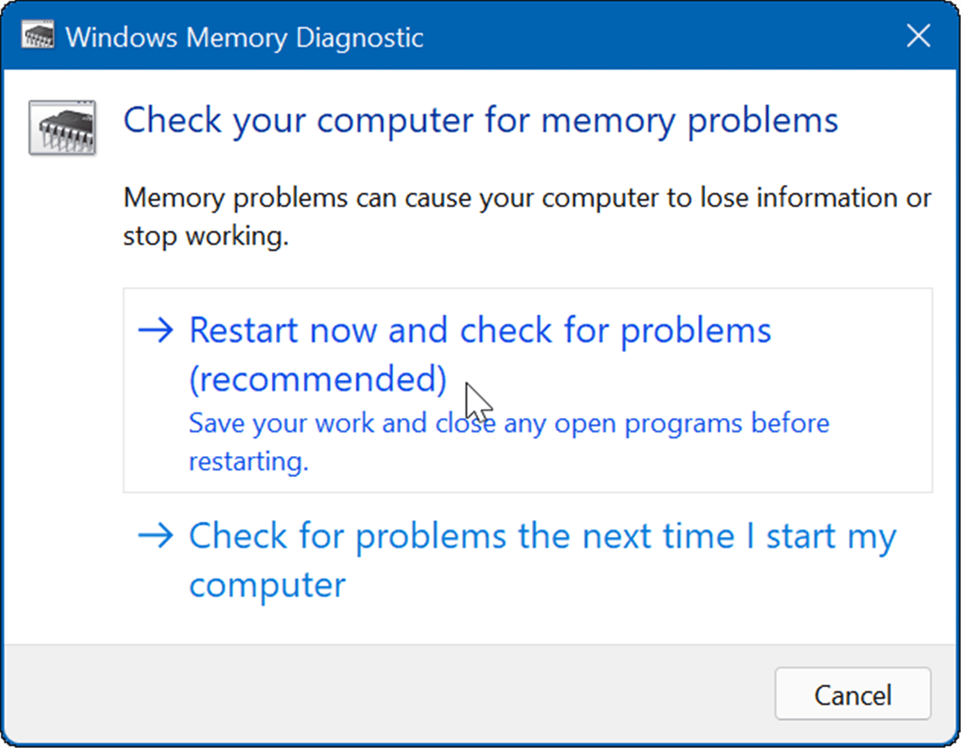 2-windows-memory-diagnostic