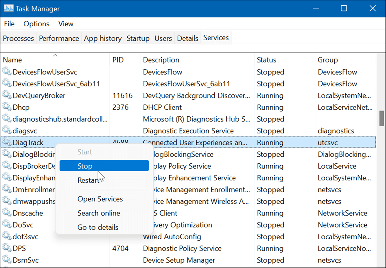 7-disable-diagtrack-service-windows-11