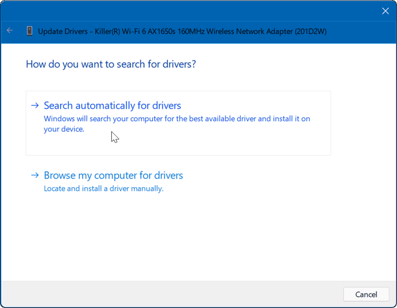 7-search-drivers-kmode-exception-not-handled-windows-11