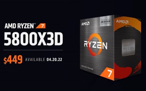 AMD Ryzen 7 5800X3D 价格和发布日期与六款新 CPU 一起公布