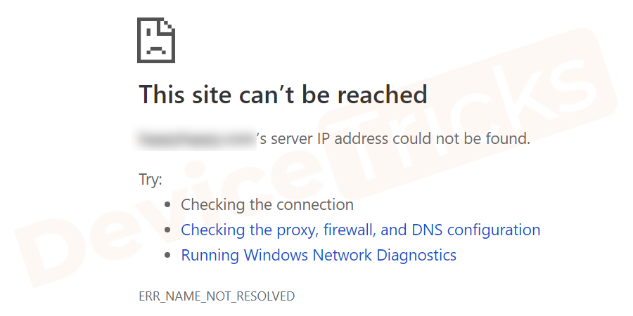 What-does-Server-DNS-address-could-not-be-found-mean