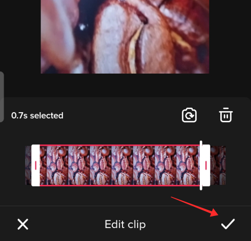 如何修剪在 TikTok 应用上录制的视频