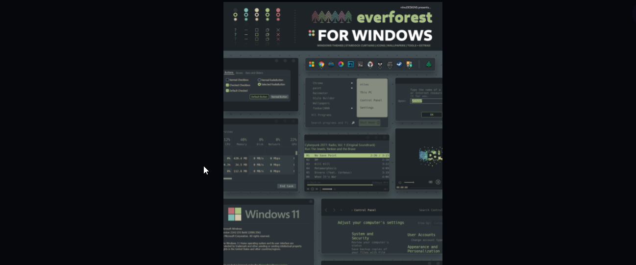 everforest-windows-11-best-theme