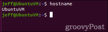 hostname-output