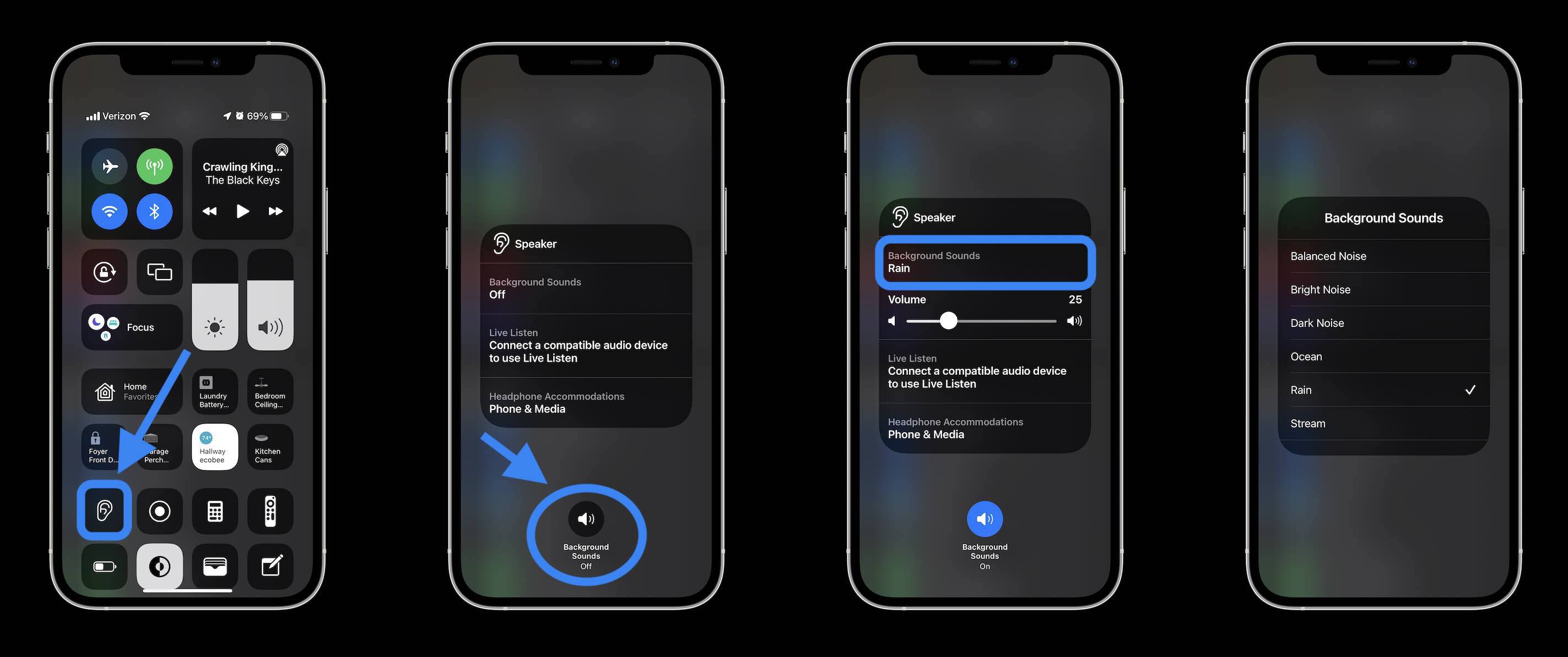 how-to-use-iphone-background-sounds-ios-15-control-center