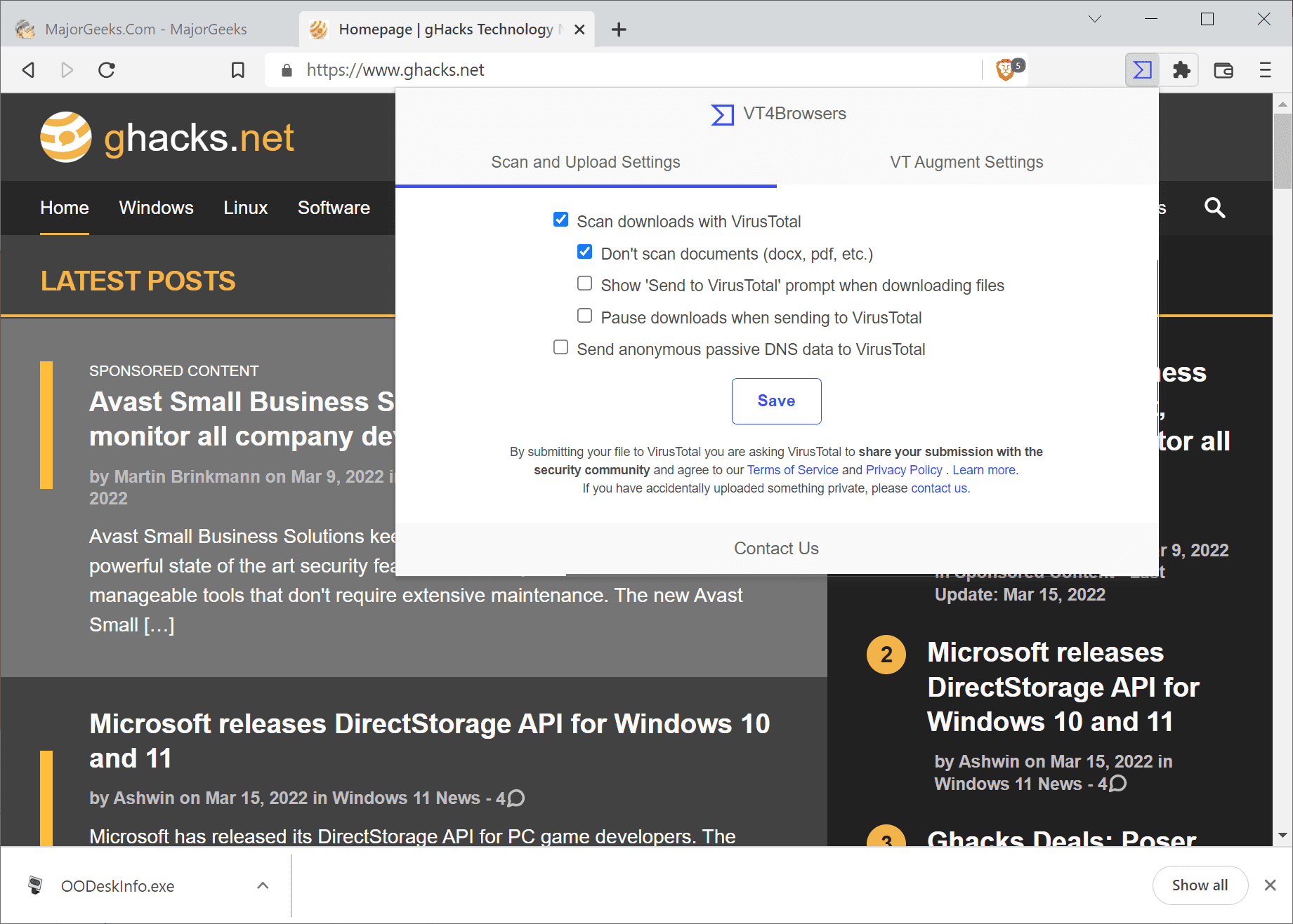 virustotal-browser-extension