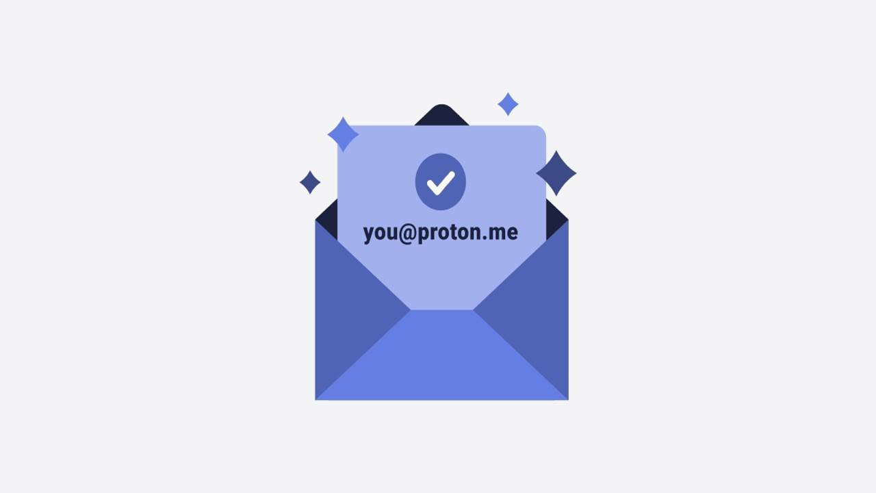 您现在可以在 ProtonMail 免费申请一个 proton.me 电子邮件地址，方法如下