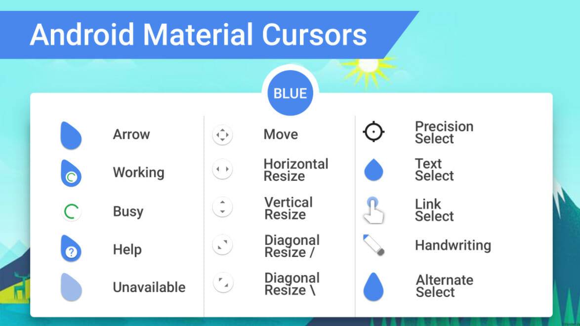 Android-material-cursor