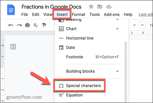 Google-Docs-Insert-Special-Characters