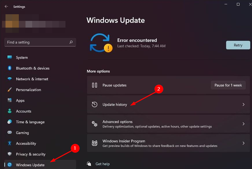 Windows-update-history
