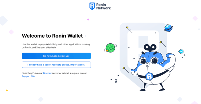 如何使用Ronin钱包？