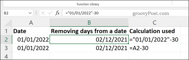 Excel-Removing-Days-from-Date-Examples