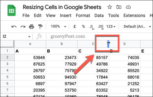 Google-Sheets-Resize-Column-Cursor