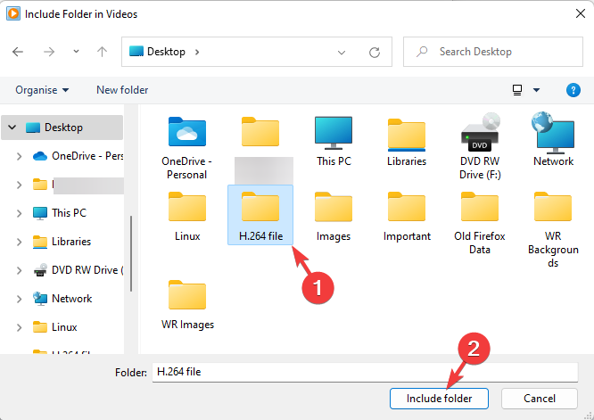 Include-Folder-in-Videos-H.264-file-Include-folder