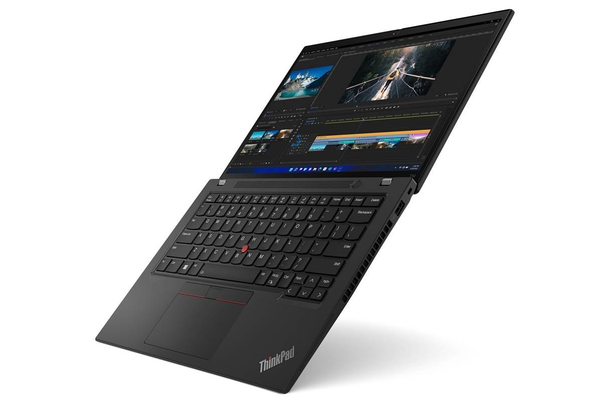 Lenovo-ThinkPad-T14-Gen-3-Thunder-Black-front-right-view-with-lid-at-180-degrees
