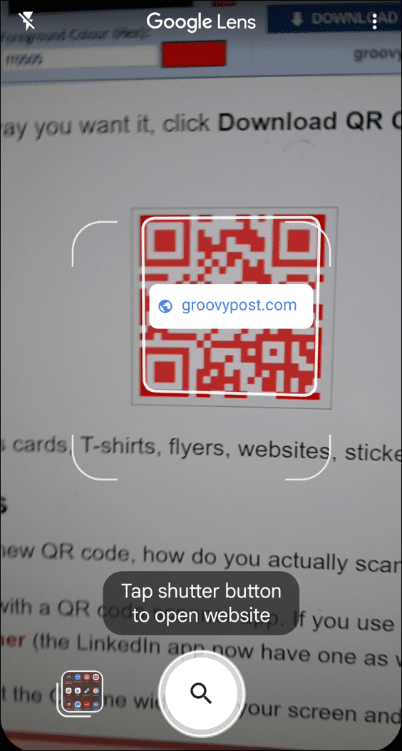 Scan-qr-code-with-Google-Lens-Samsung