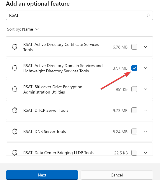 Select-RSAT-Active-Directory-Domain-Services