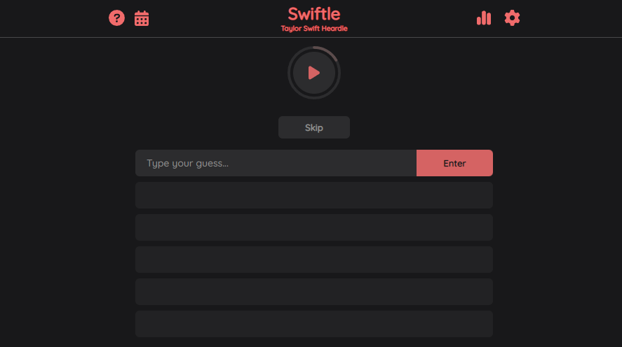 什么是 Swiftle 游戏？在哪里以及如何玩 Taylor Swift Wordle/Heardle