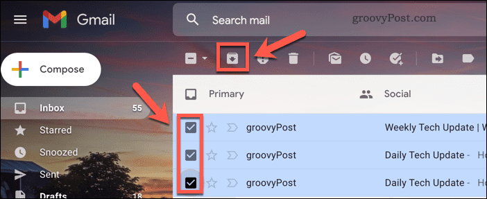 Gmail-Archive-Emails
