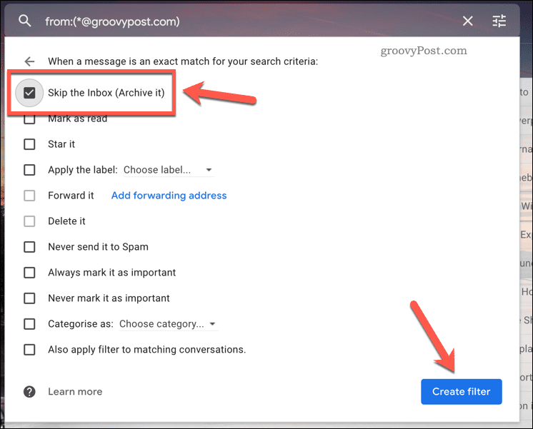 Gmail-Filter-Rule-Skip-Inbox